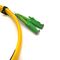LSZH Optik Fiber Bağlantı Kablosu E2000 9/125 SM Konektörler Dubleks Kablo